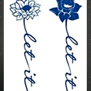 GLB-002 Semi Permanent Tattoo 2.75"x4.75"