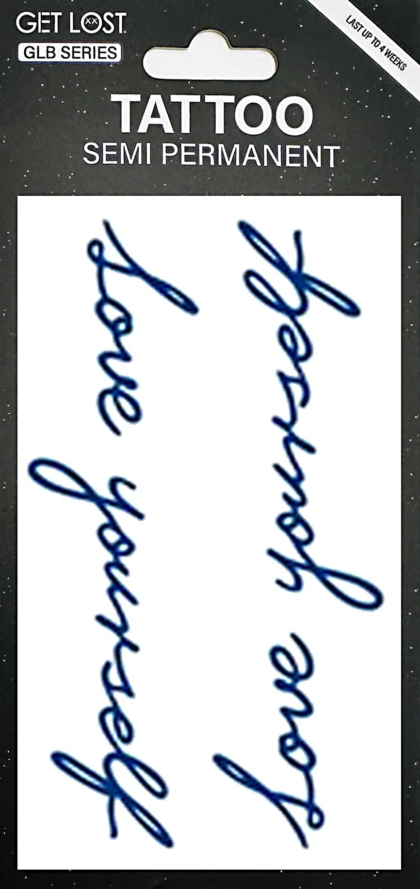 GLB-004 Semi Permanent Tattoo 2.75"x4.75"