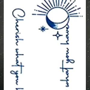 GLB-006 Semi Permanent Tattoo 2.75"x4.75"