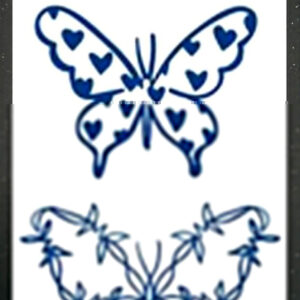 GLB-007 Semi Permanent Tattoo 2.75"x4.75"