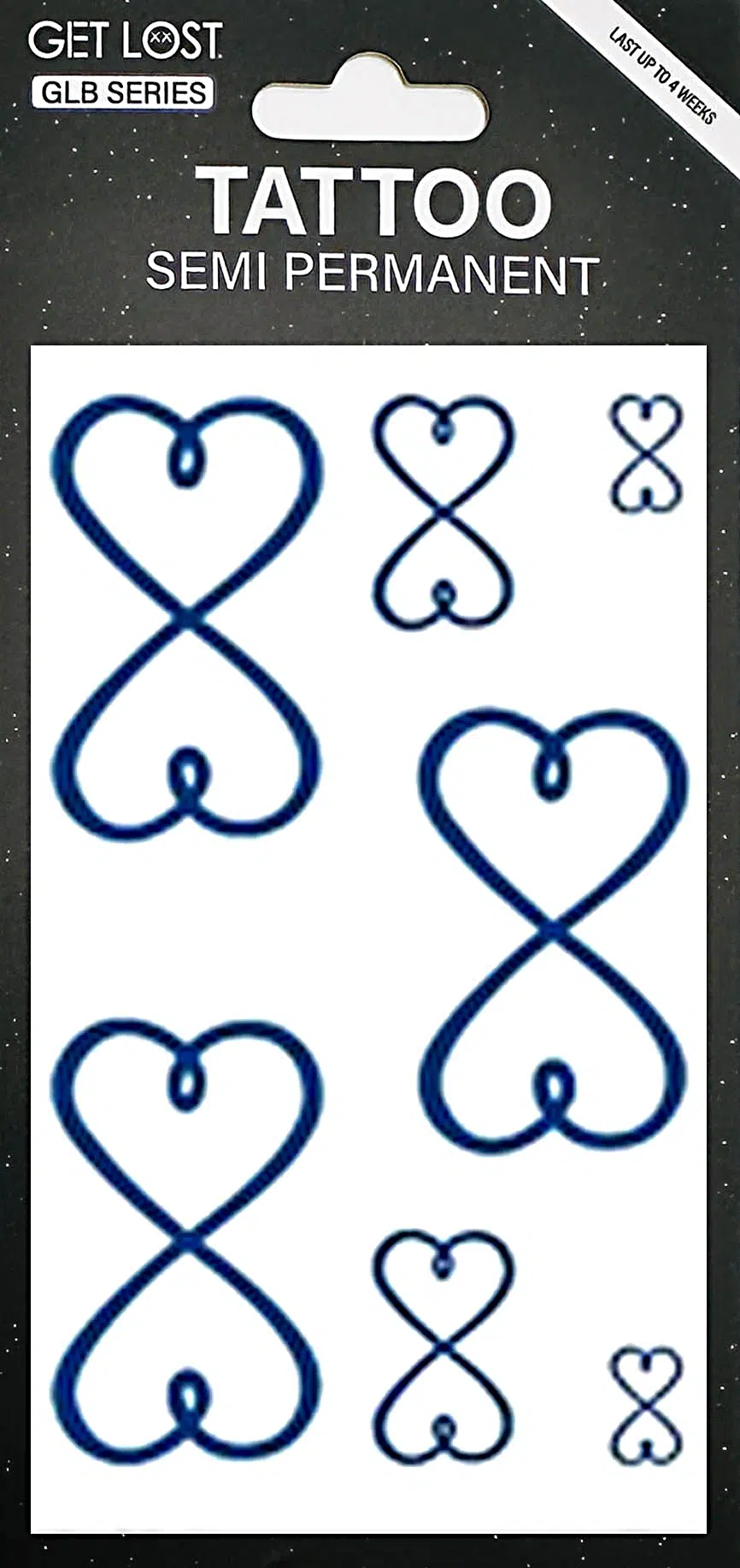 GLB-010 Semi Permanent Tattoo 2.75"x4.75"