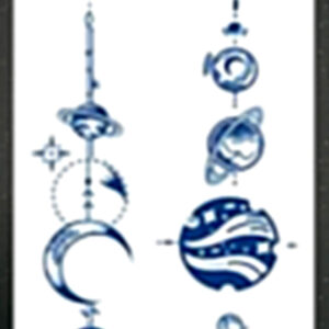 GLB-012 Semi Permanent Tattoo 2.75"x4.75"
