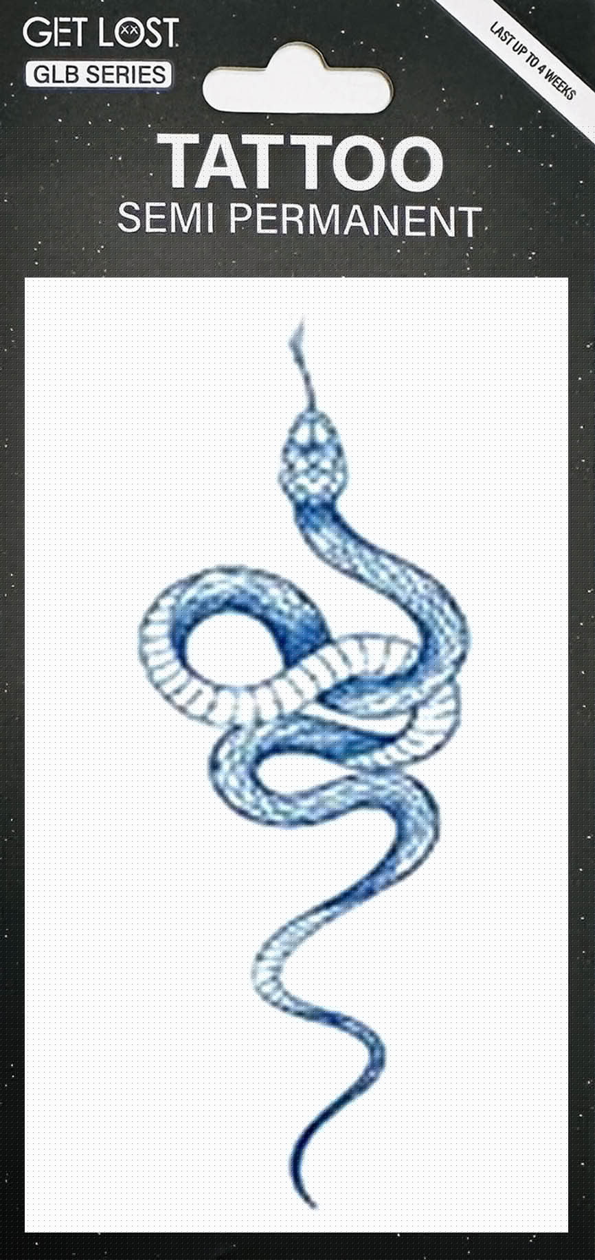 GLB-016 Semi Permanent Tattoo 2.75"x4.75"