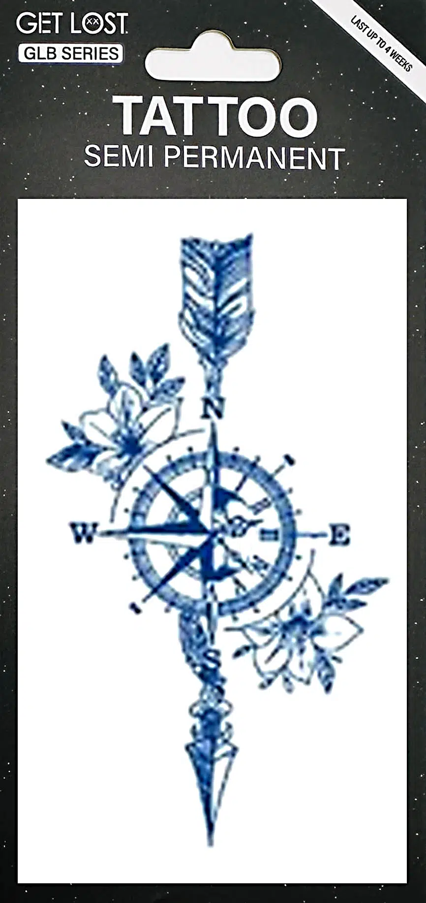 GLB-023 Semi Permanent Tattoo 2.75"x4.75"
