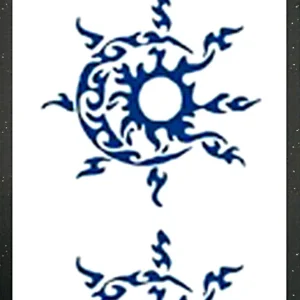 GLB-038 Semi Permanent Tattoo 2.75"x4.75"