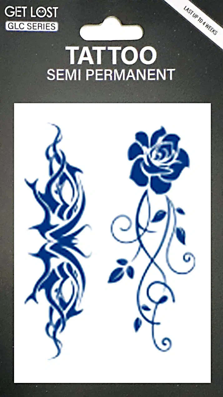 GLC-001 Semi Permanent Tattoo 3"x4.25"
