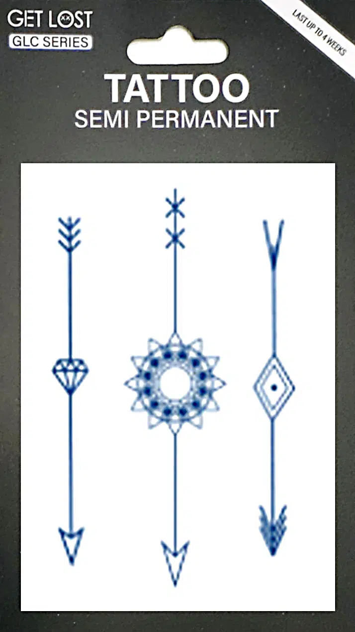 GLC-003 Semi Permanent Tattoo 3"x4.25"