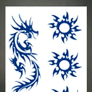 GLC-004 Semi Permanent Tattoo 3"x4.25"