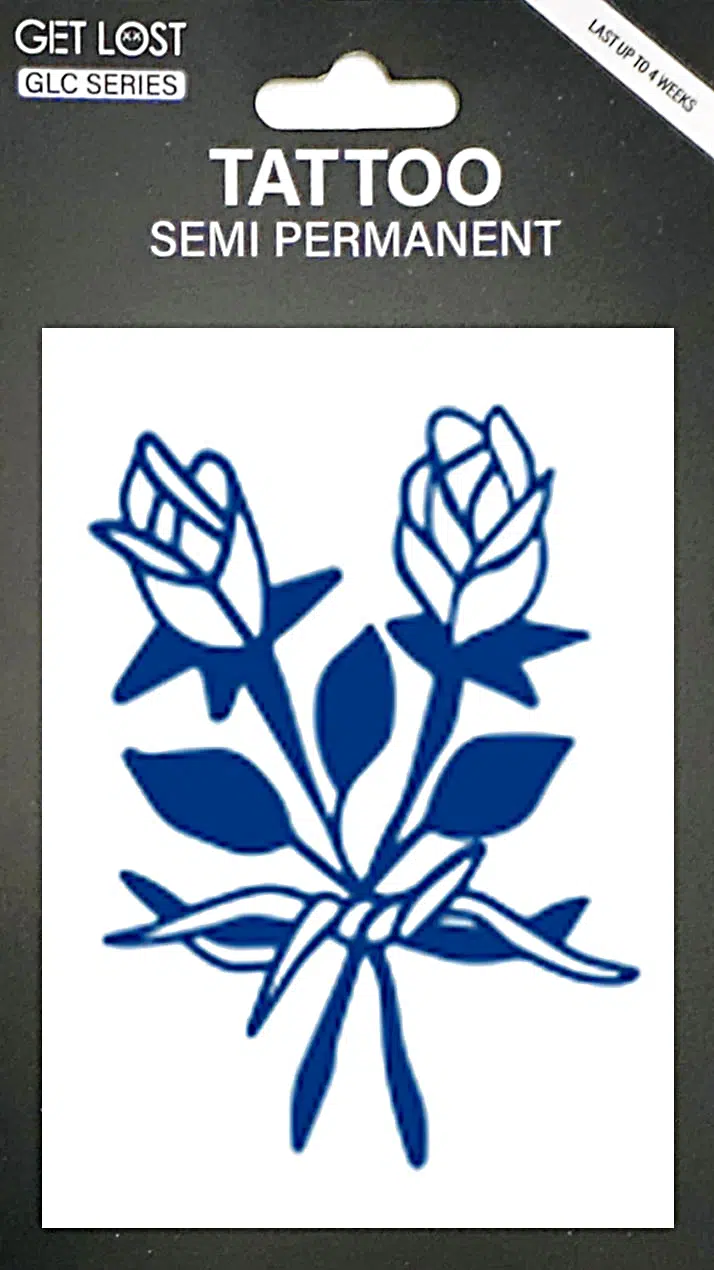 GLC-009 Semi Permanent Tattoo 3"x4.25"