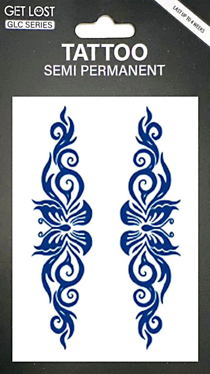 GLC-019 Semi Permanent Tattoo 3"x4.25"