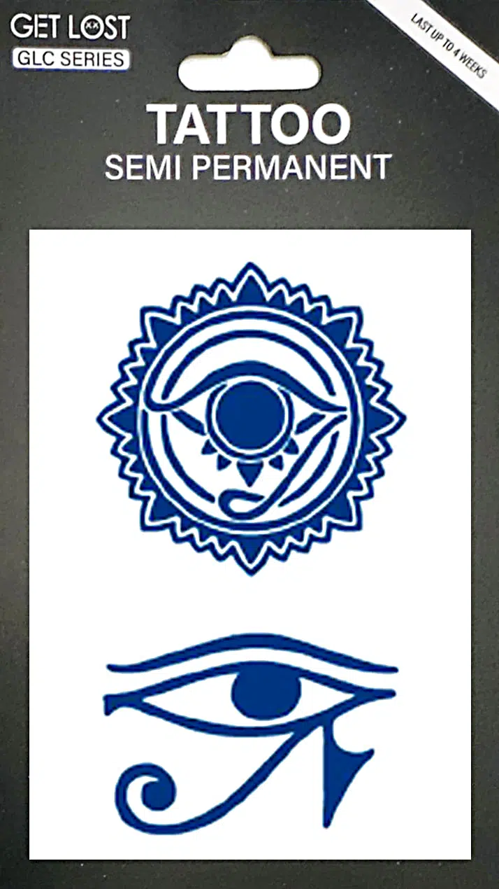 GLC-020 Semi Permanent Tattoo 3"x4.25"