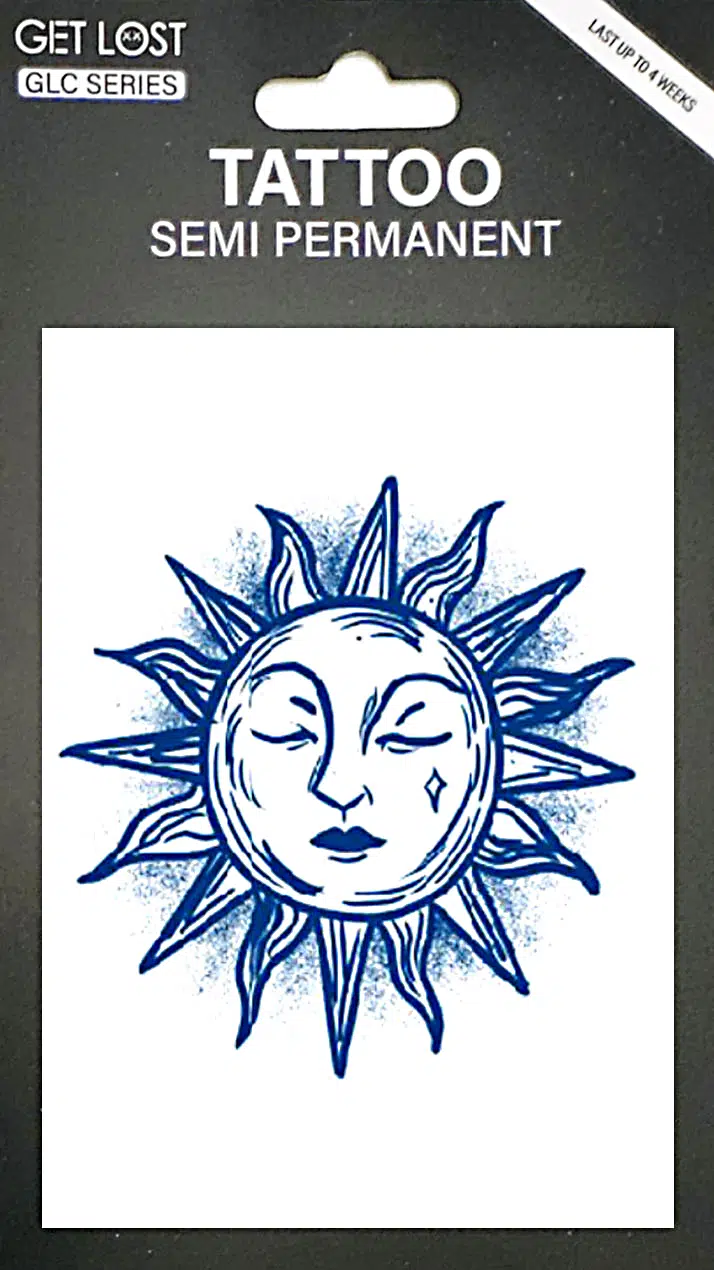 GLC-033 Semi Permanent Tattoo 3"x4.25"