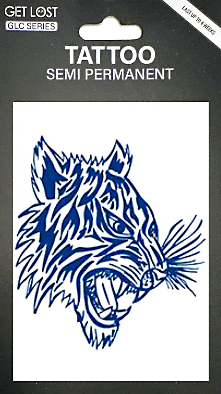 GLC-044 Semi Permanent Tattoo 3"x4.25"