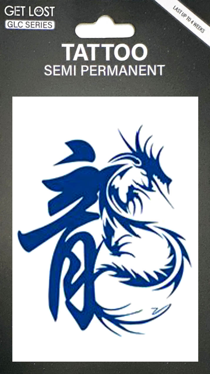 GLC-046 Semi Permanent Tattoo 3"x4.25"