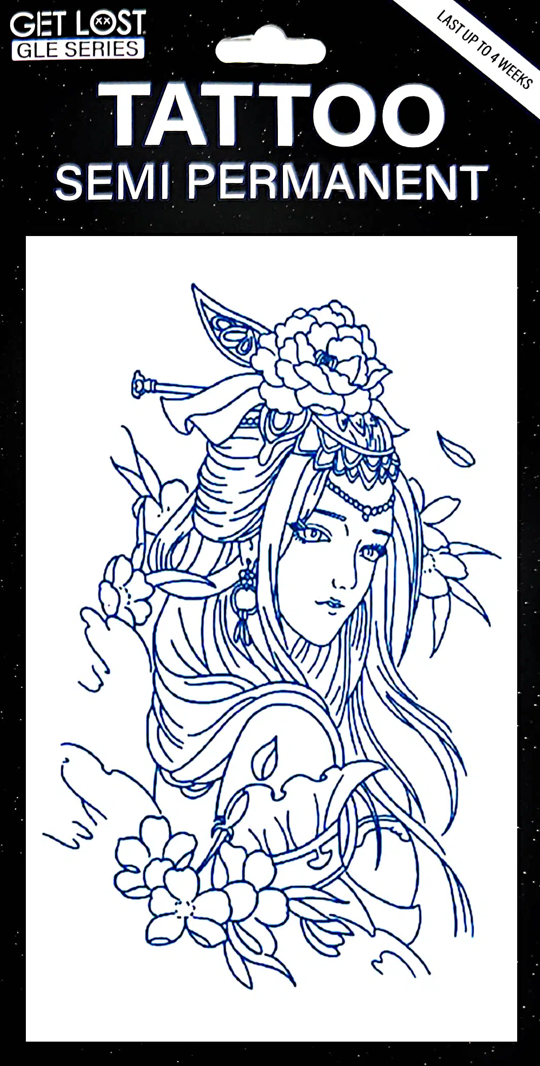 GLE-001 Semi Permanent Tattoo 4.25"x7"