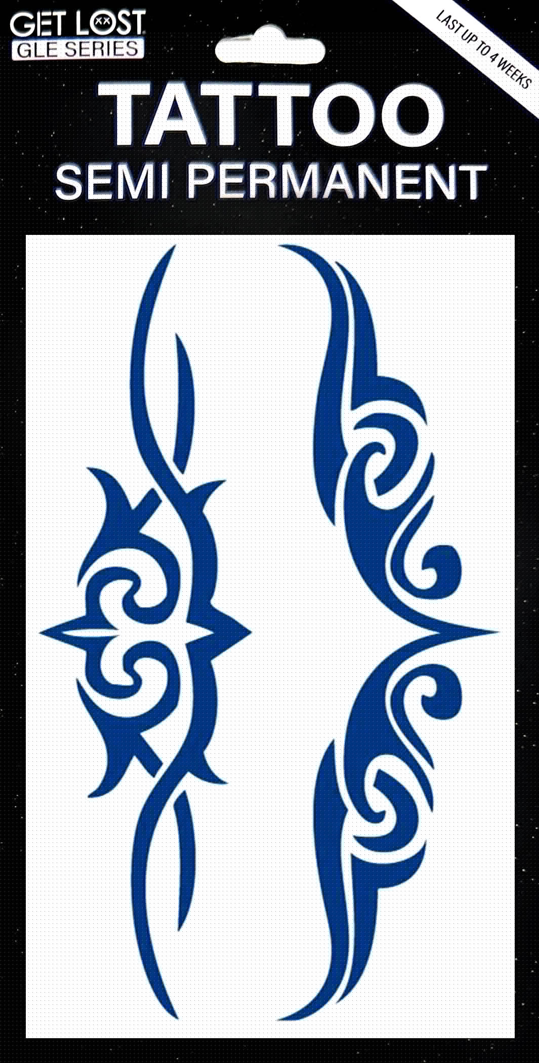 GLE-005 Semi Permanent Tattoo 4.25"x7"