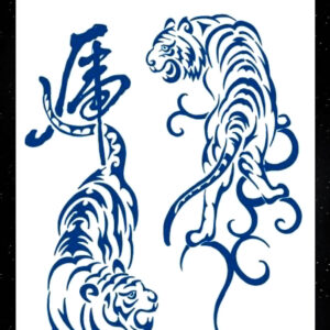 GLE-027 Semi Permanent Tattoo 4.25"x7"