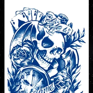 GLE-032 Semi Permanent Tattoo 4.25"x7"