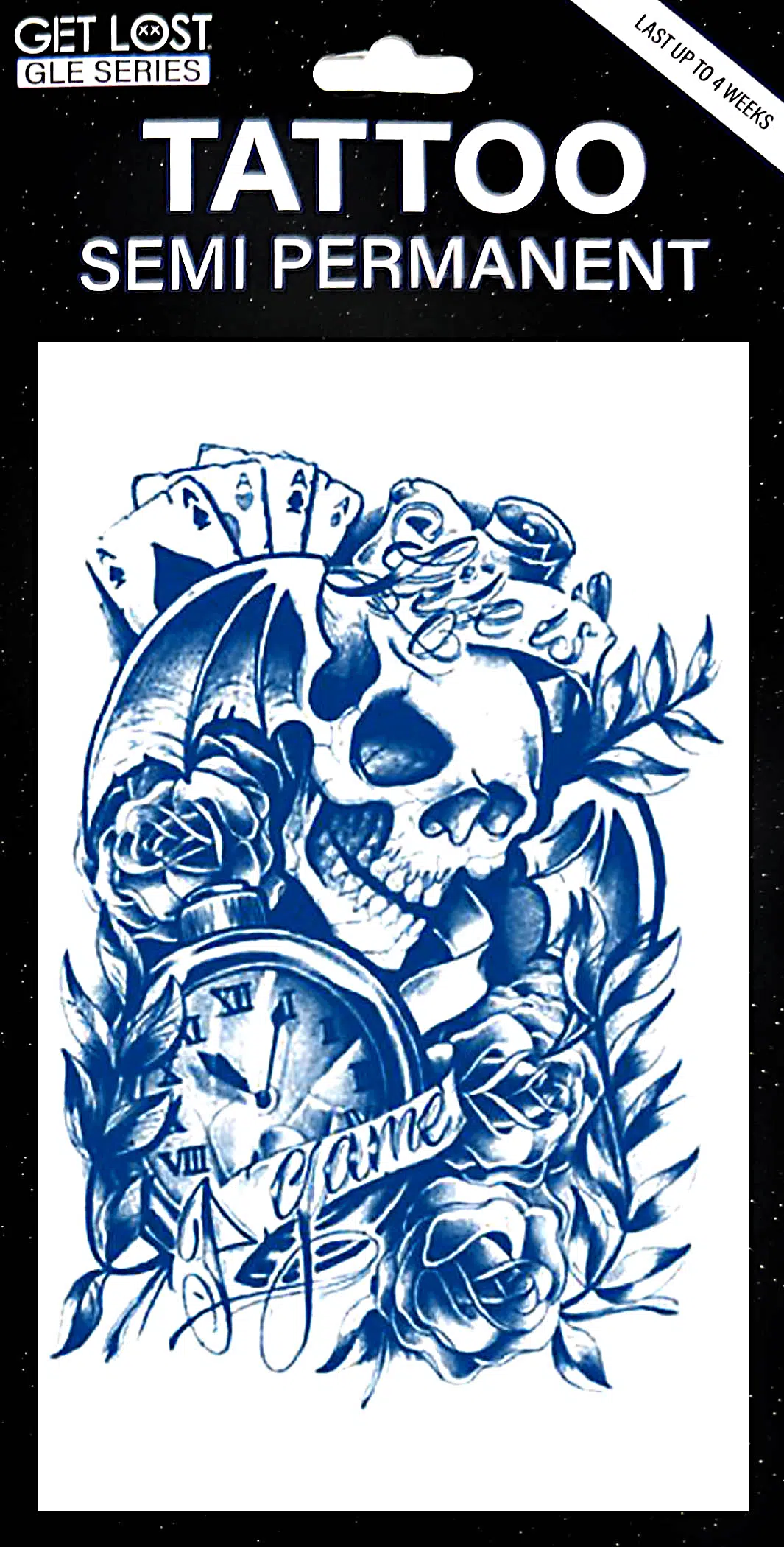 GLE-032 Semi Permanent Tattoo 4.25"x7"