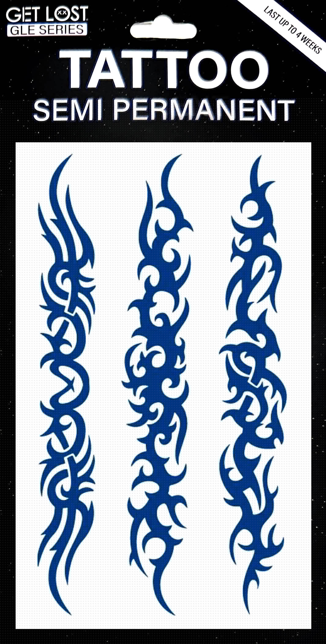 GLE-034 Semi Permanent Tattoo 4.25"x7"