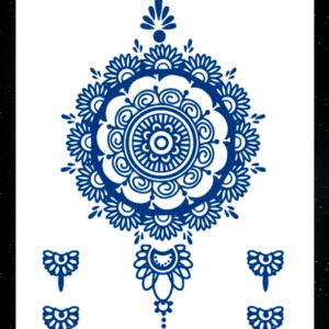 GLE-036 Semi Permanent Tattoo 4.25"x7"
