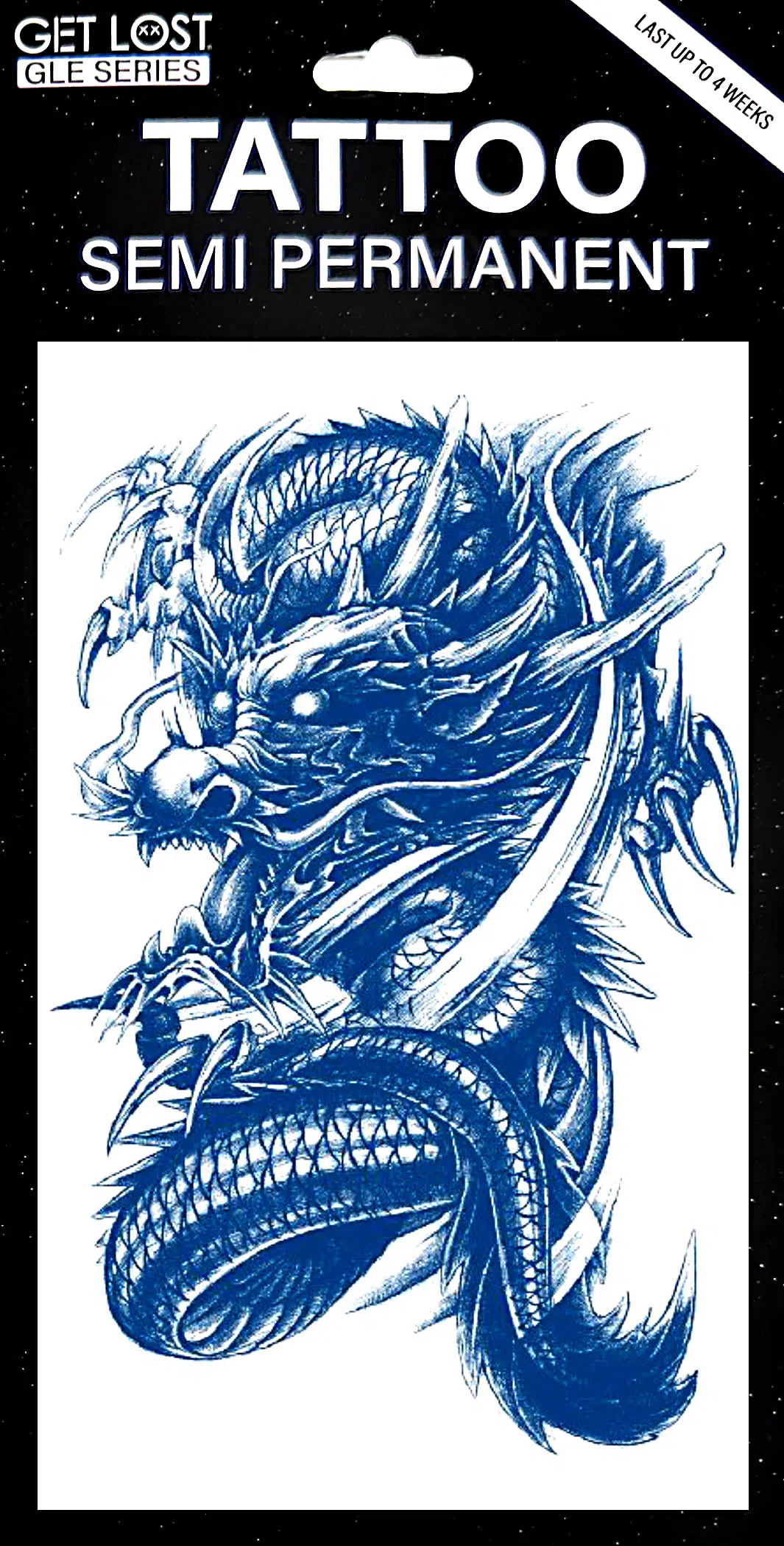 GLE-041 Semi Permanent Tattoo 4.25"x7"