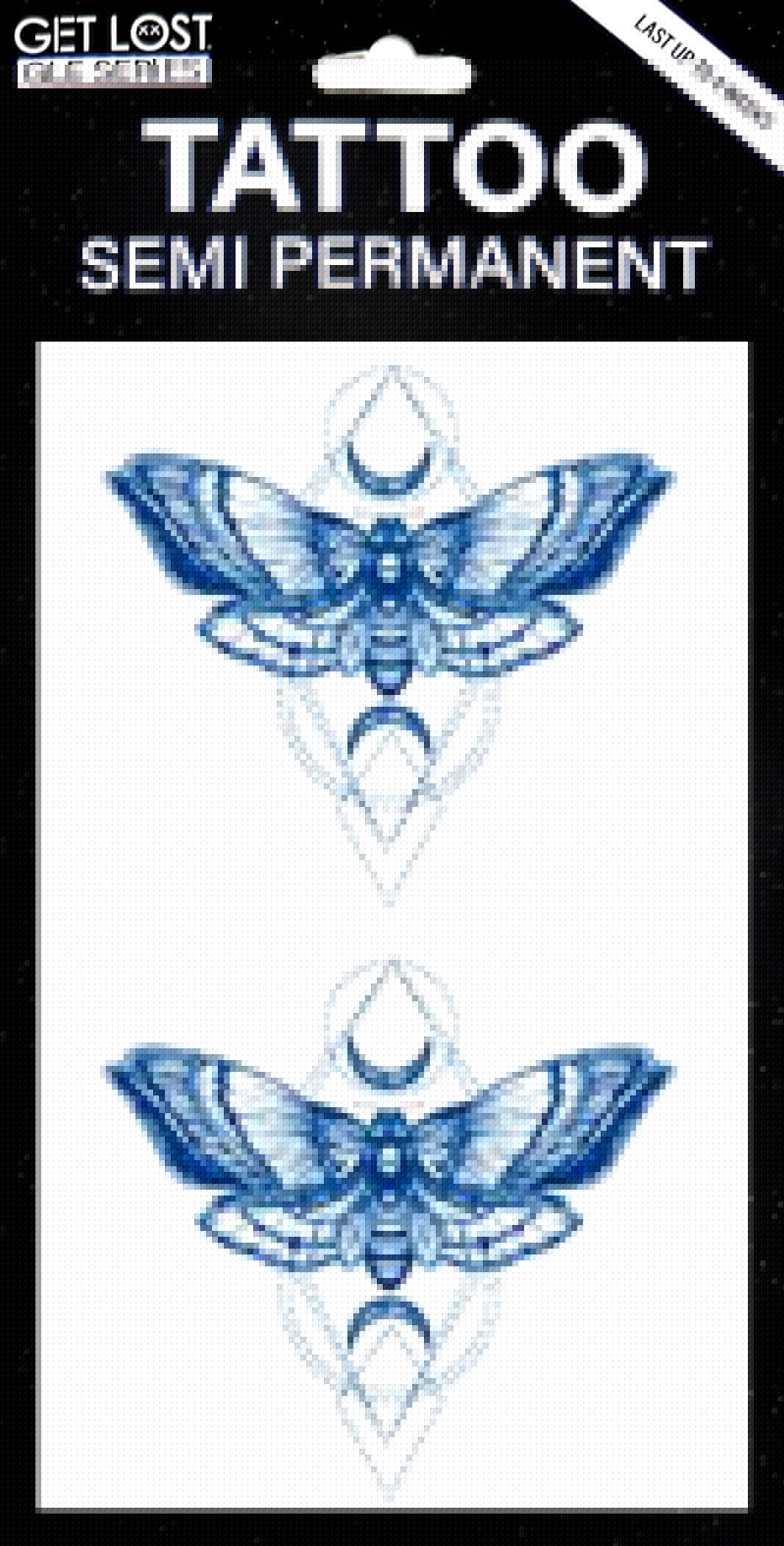 GLE-051 Semi Permanent Tattoo 4.25"x7"