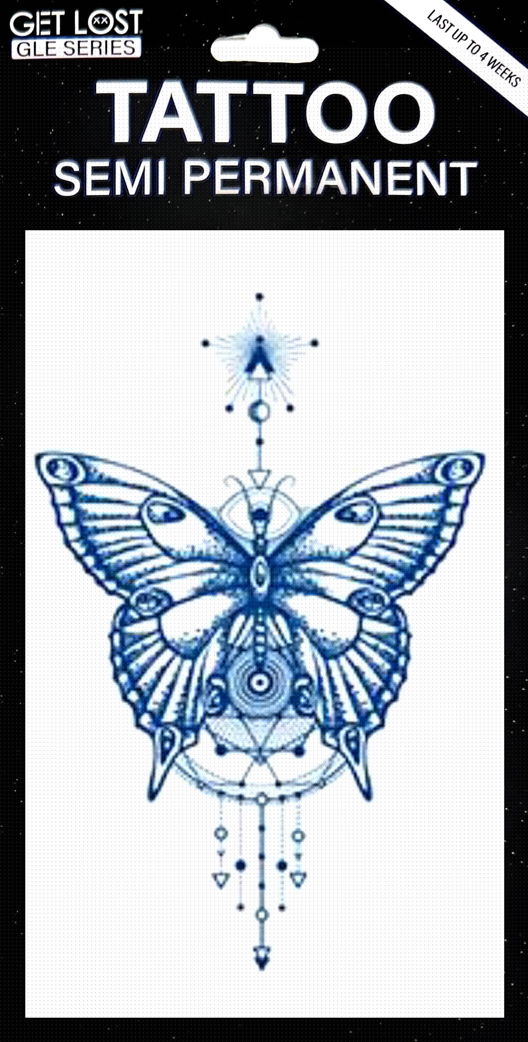 GLE-056 Semi Permanent Tattoo 4.25"x7"