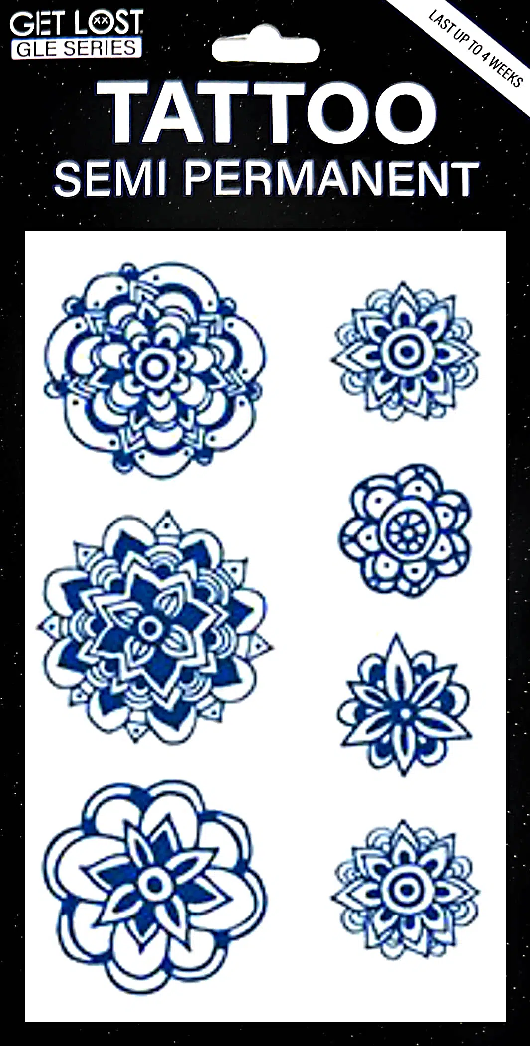 GLE-060 Semi Permanent Tattoo 4.25"x7"