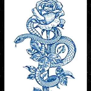 GLE-063 Semi Permanent Tattoo 4.25"x7"