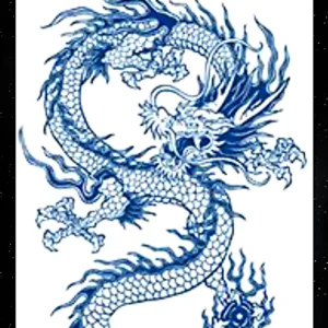 GLE-069 Semi Permanent Tattoo 4.25"x7"