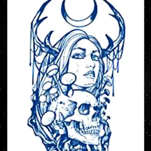GLE-082 Semi Permanent Tattoo 4.25"x7"