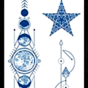 GLE-085 Semi Permanent Tattoo 4.25"x7"