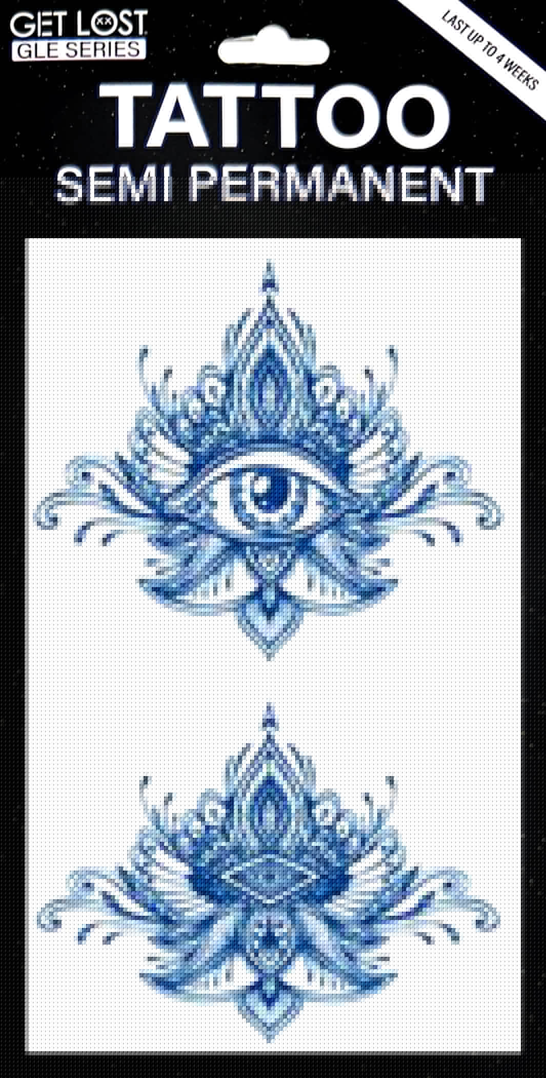 GLE-094 Semi Permanent Tattoo 4.25"x7"