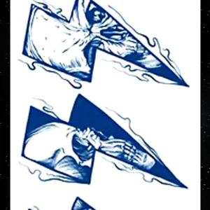 GLE-096 Semi Permanent Tattoo 4.25"x7"