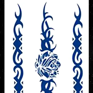 GLE-102 Semi Permanent Tattoo 4.25"x7"