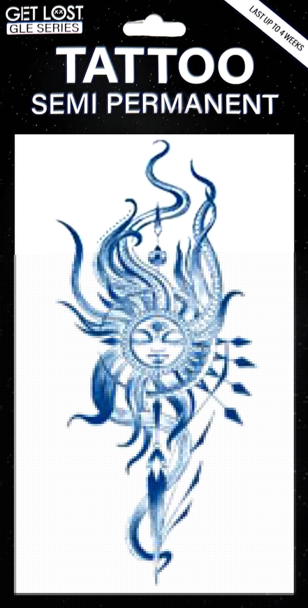 GLE-116 Semi Permanent Tattoo 4.25"x7"