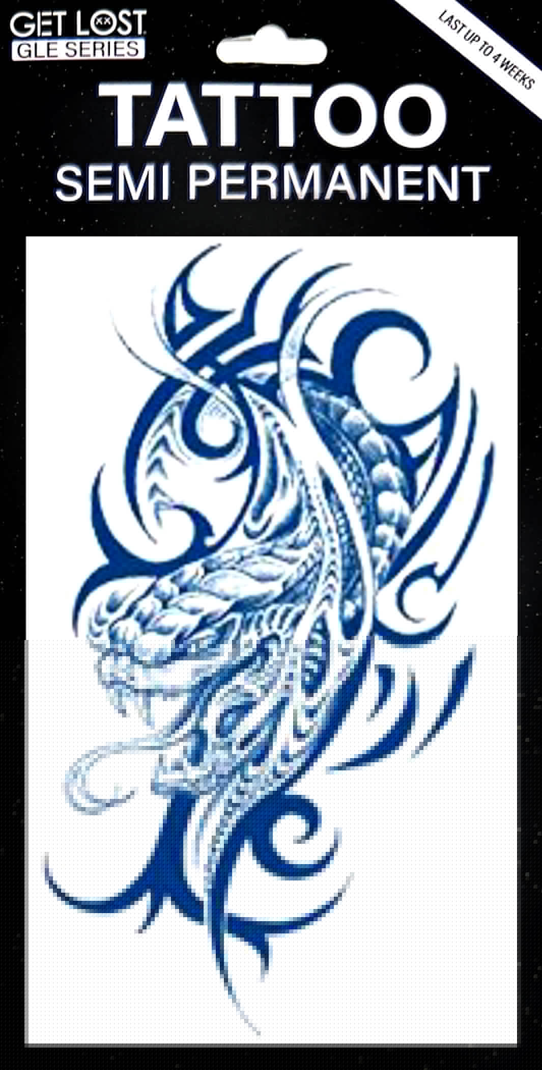 GLE-119 Semi Permanent Tattoo 4.25"x7"