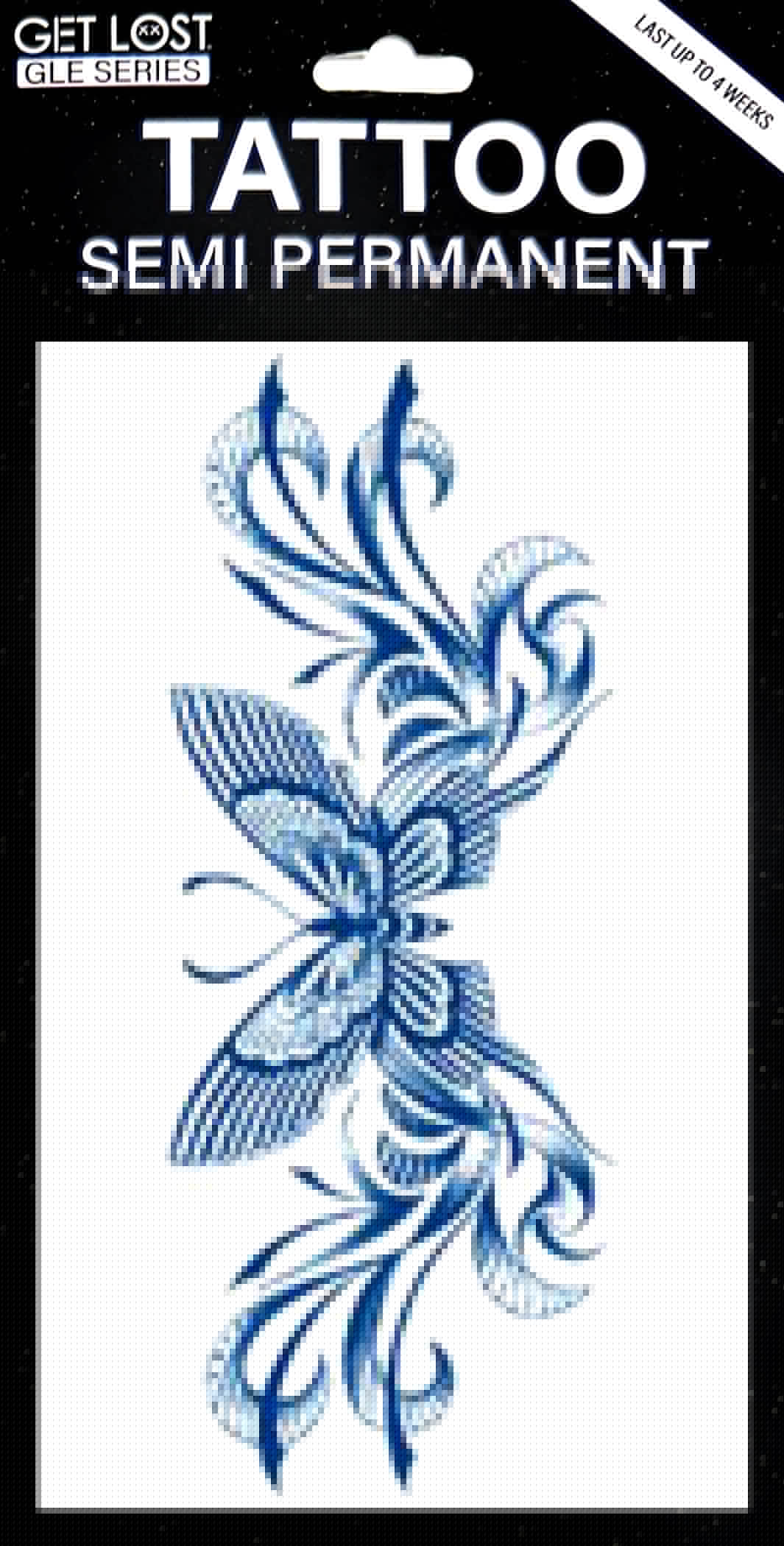 GLE-124 Semi Permanent Tattoo 4.25"x7"