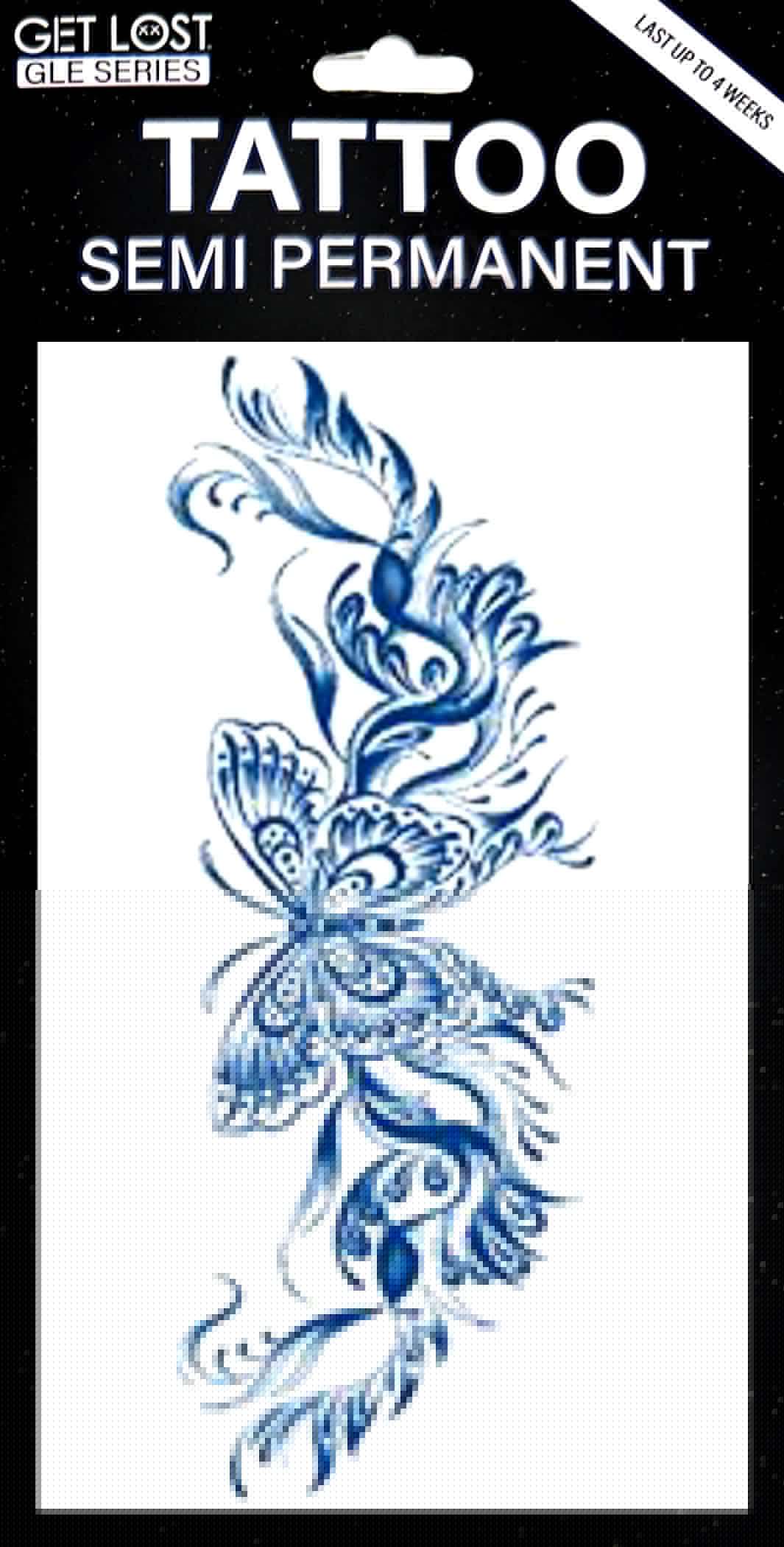 GLE-125 Semi Permanent Tattoo 4.25"x7"