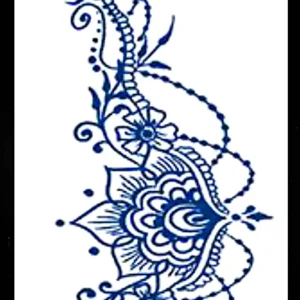 GLG-001 Semi Permanent Tattoo 6"x11"