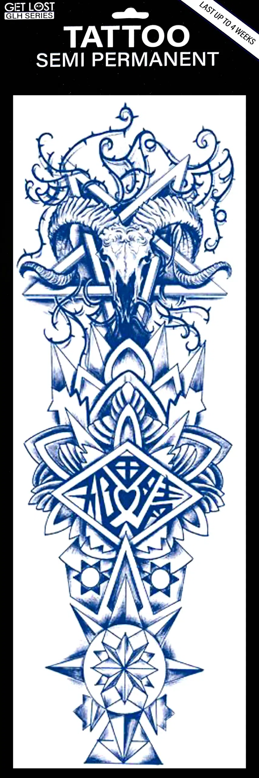 GLH-010 Semi Permanent Tattoo 6"x18.25"