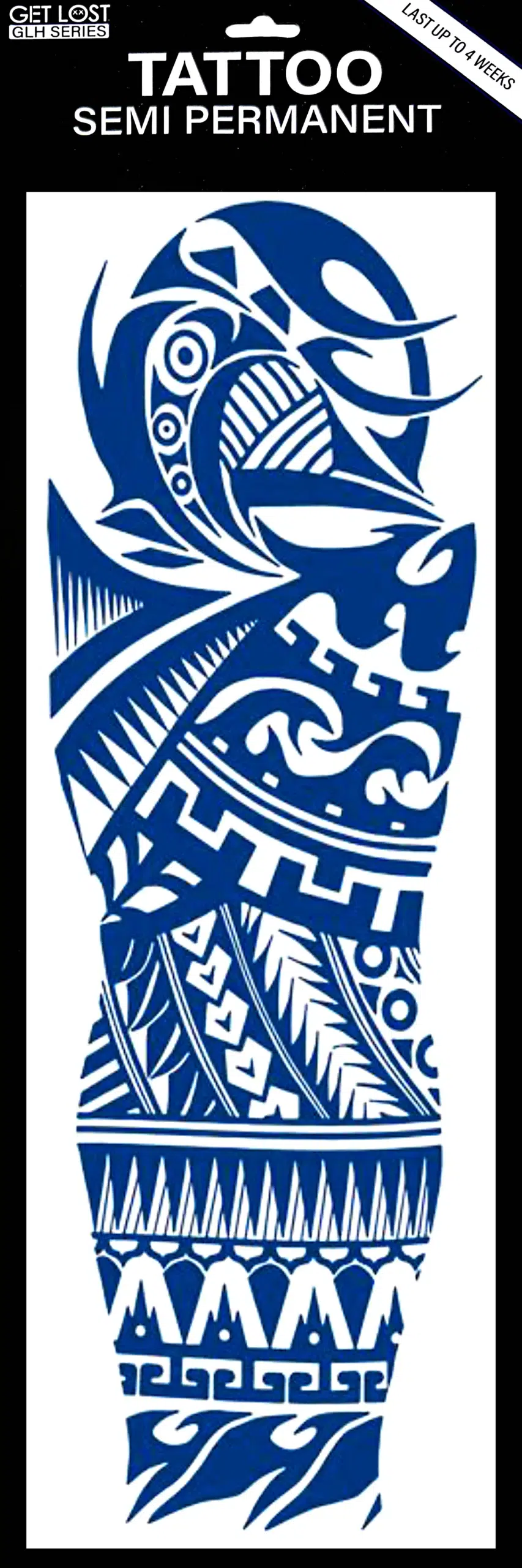 GLH-012 Semi Permanent Tattoo 6"x18.25"