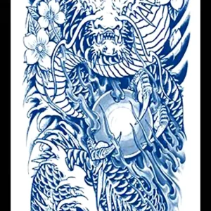 GLH-016 Semi Permanent Tattoo 6"x18.25"