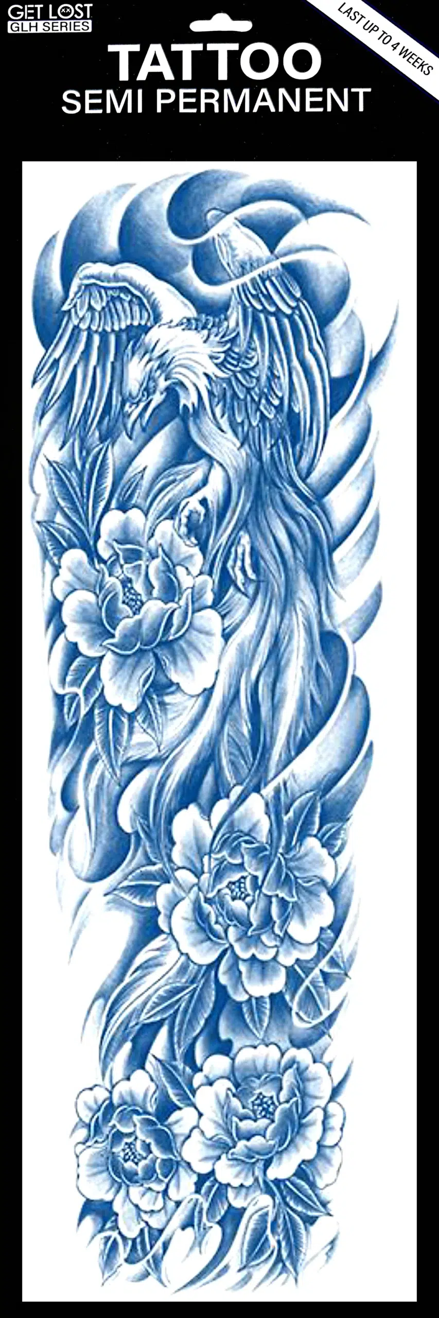 GLH-017 Semi Permanent Tattoo 6"x18.25"