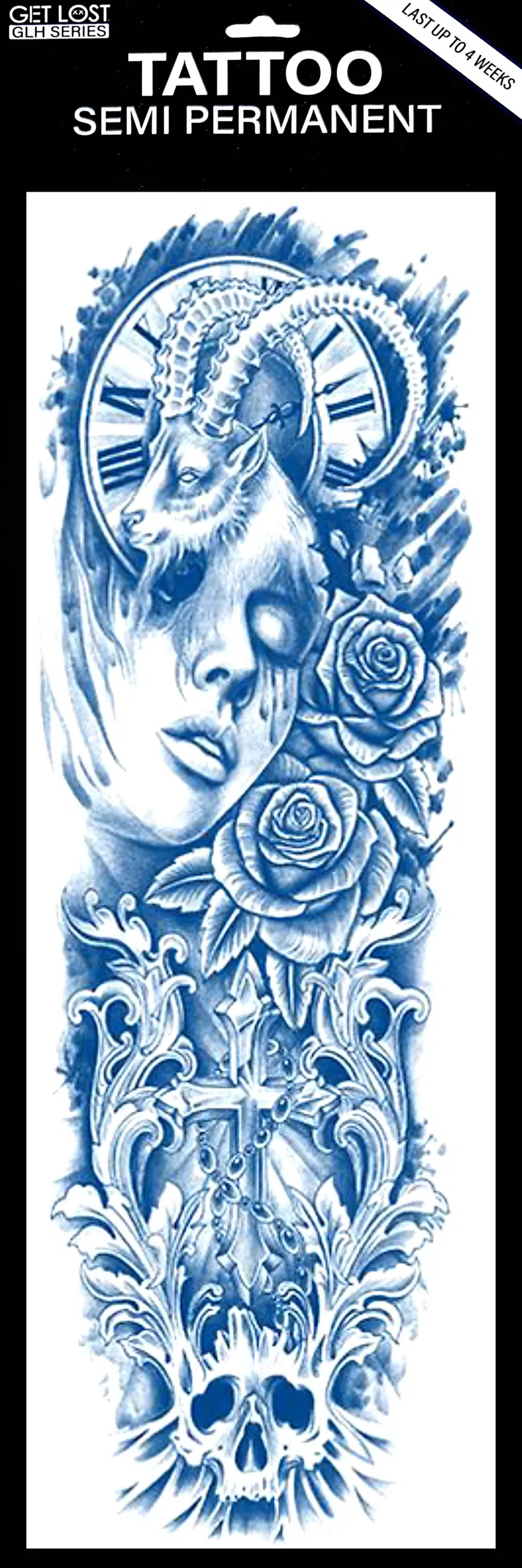 GLH-018 Semi Permanent Tattoo 6"x18.25"
