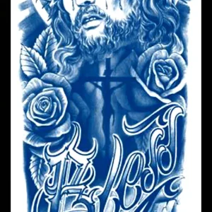 GLH-027 Semi Permanent Tattoo 6"x18.25"