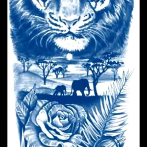 GLH-028 Semi Permanent Tattoo 6"x18.25"