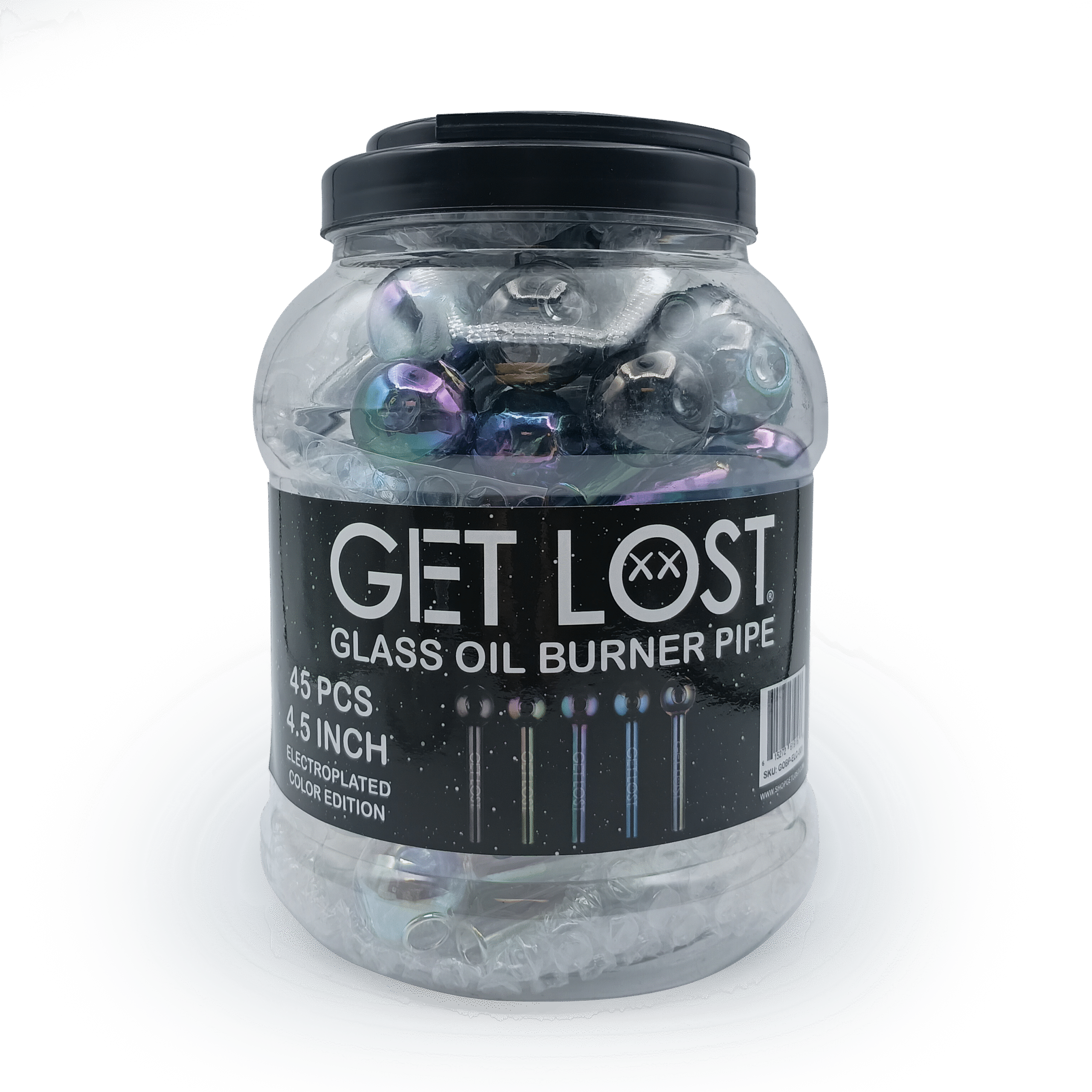 GOBP-ELC-001 - Get Lost - Glass Oil Burner Pipe Rainbow