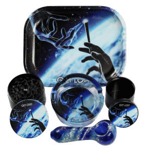 HP-GS-001 Get Lost Hand Pipe Gift Set – 5 in 1 (Alien Hands Smoking)